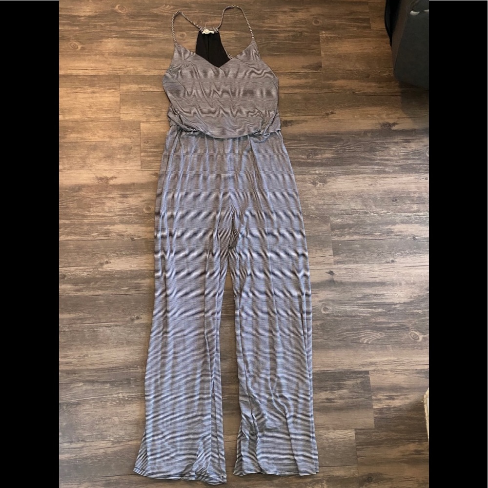 Striped jumpsuit